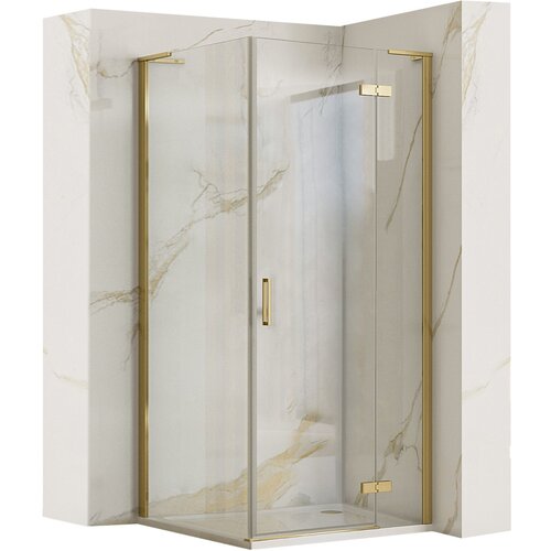 Rea Tuš kabina Hugo 80x90 Gold Brush Cijene