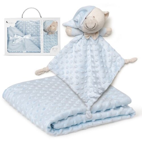 Interbaby set dekica Bubble i tje&scaron;lica Bear Plavo Cijene