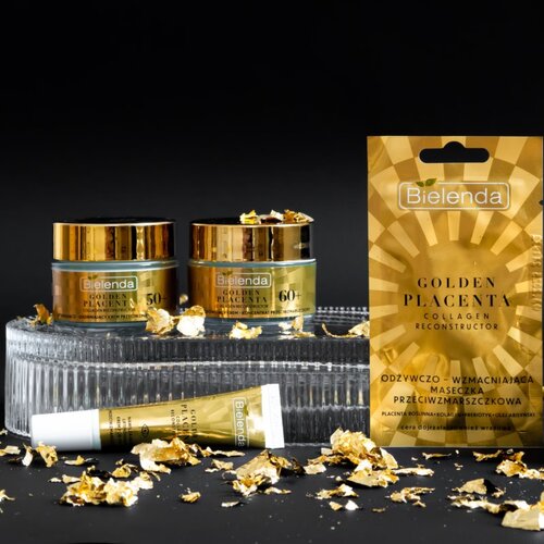 Bielenda Golden Placenta Collagen Reconstructor lifting krema za oči 15 ml Slike