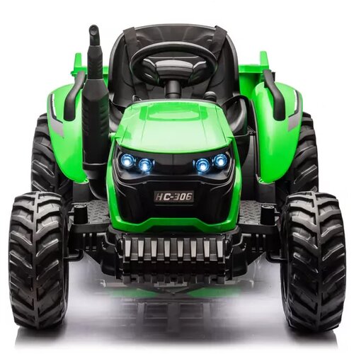 Lean Toys Otro&amp;scaron;ki traktor 24V s prikolico svetlo zelena Slike