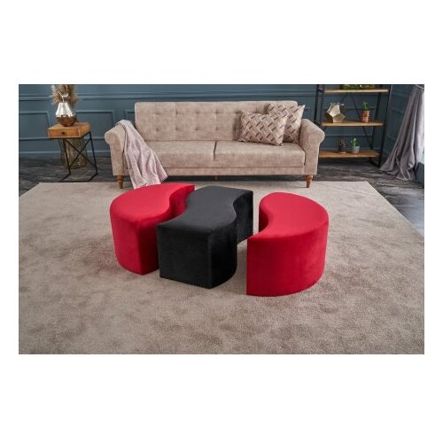 Atelier Del Sofa tabure alya puf red black Slike
