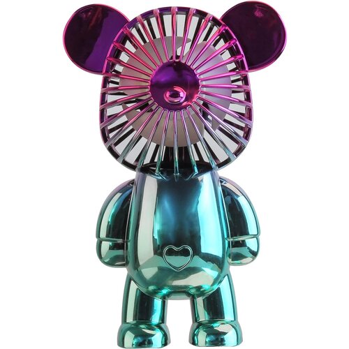 Generic Galvanski Gradient Violent Bear Fan Prenosni USB Ventilator Ročni Namizni, (21132727) Cene