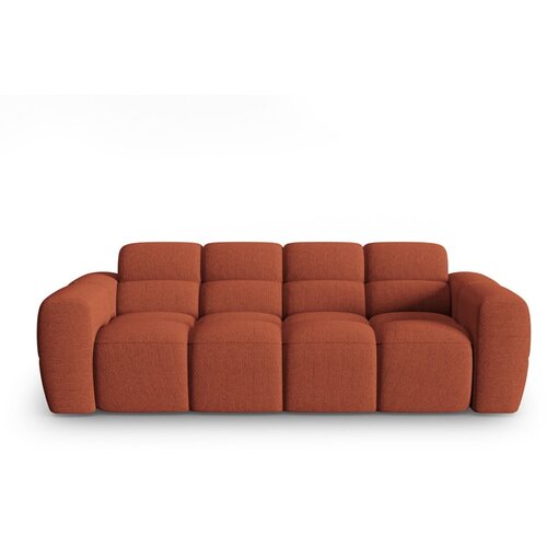 Micadoni Home Opečnato oranžna sedežna garnitura 216 cm Lisa – Cene