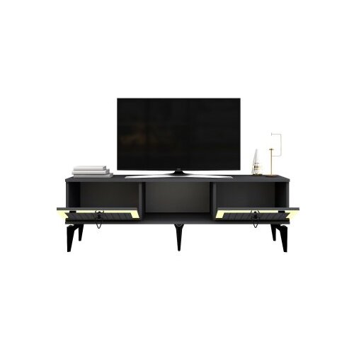 Hanah home tv polica linda anthracite gold Slike
