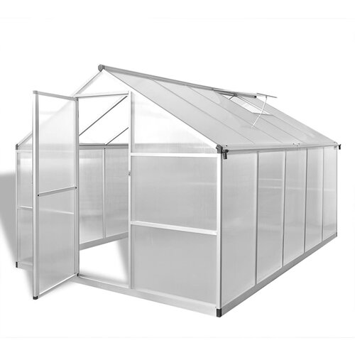 Furnova Okrepljen aluminijast rastlinjak z okvirjem 7,55 m², (21948384) Cene