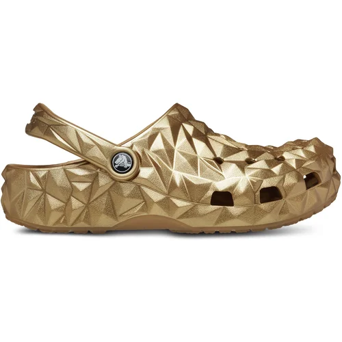 Crocs Natikači Cls Metallic Geometric Clog 210002 Zlata