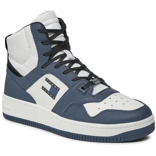 Tommy Jeans Superge Tjm Retro Basket Sneaker Mid EM0EM01401 Navy C1G