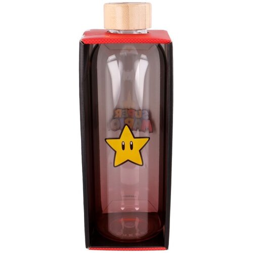 Super Mario Nintendo Bros glass bottle 1030ml Slike