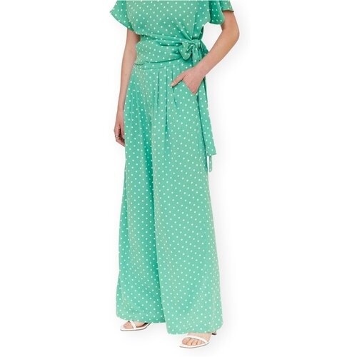 Compania Fantastica Lahkotne hlače &amp;amp; Harem hlače COMPA&amp;Ntilde;IA FANT&amp;Aacute;STICA Trousers 11360 - Green Zelena Slike