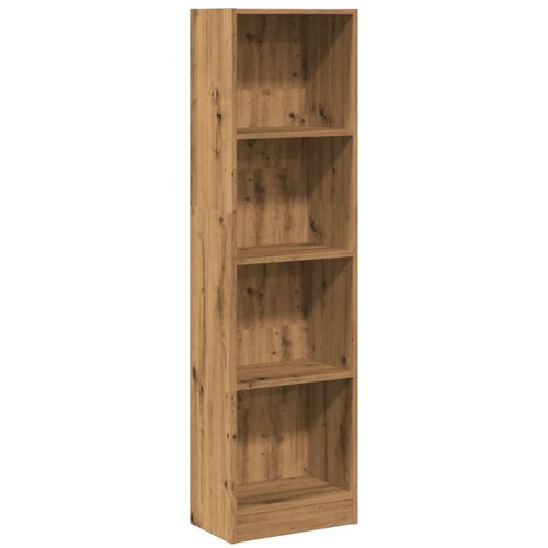Maison Chic Knjižna omara - Knjižni regal hrast 40x24x143 cm inženirski les, (21723278) Slike