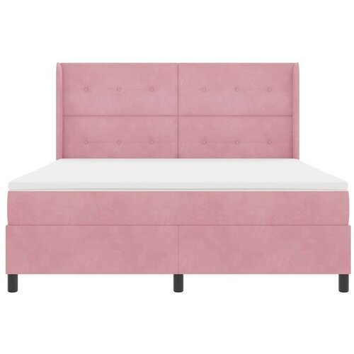 Box spring krevet s madracem Ružičasta 180 x 200 cm Bar&amp;scaron;un Slike