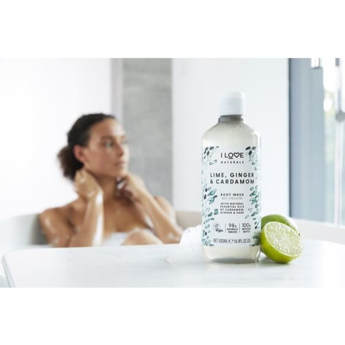 I love... Naturals Lime, Ginger &amp;amp; Cardamom gel za tu&amp;scaron;iranje 500 ml Slike