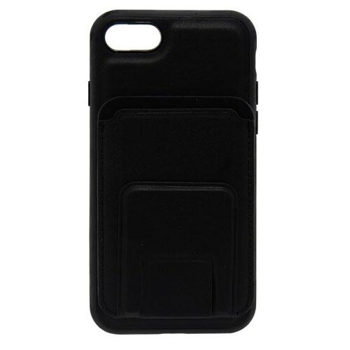  Maska za telefon LEATHER MAGSAFE WALLET za Iphone 8, Crna Cene
