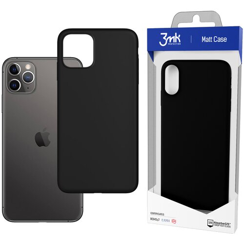 3mk APPLE IPHONE 11 PRO MAX - MATT CASE BLACK, (21971193) Cene