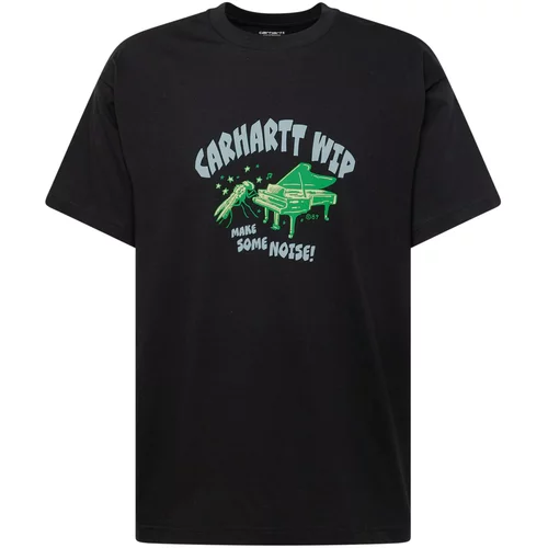 Carhartt WIP Majica 'Noisy' golublje plava / pastelno žuta / zelena / crna