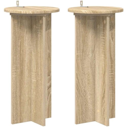  Stalak za biljke 2 pcs Hrast sonoma 29 5 x 29 5 x 60 cm Cene