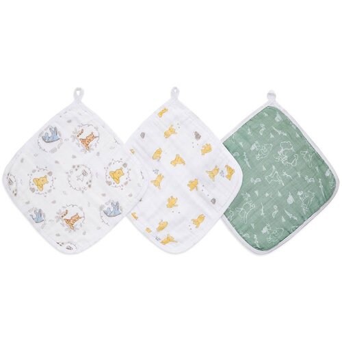 Aden+Anais essentials 3 dijelni komplet krpica za pranje Disney Winnie + friends Slike