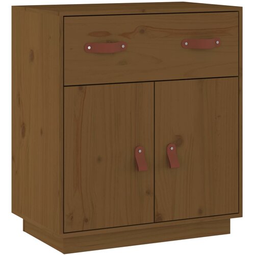 Maison Chic Komoda - Predalnik medeno rjava 65,5x40x75 cm trdna borovina, (21717621) Slike