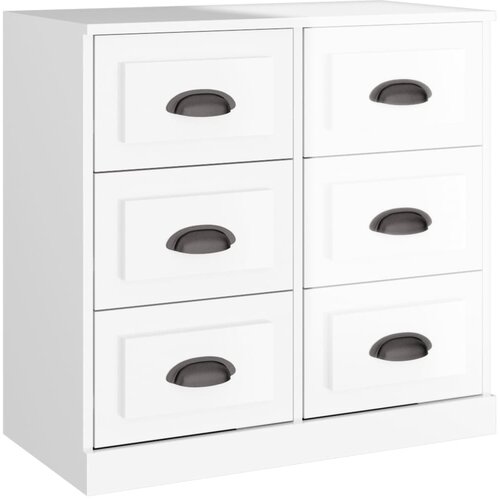 Maison Chic Komoda - Predalnik visok sijaj bela 70x35,5x67,5 cm inženirski les, (21722092) Slike