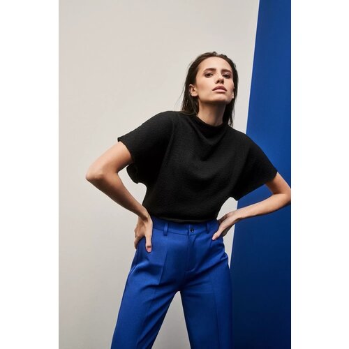 Marisse Elegant Blouse With Wide Sleeves, Black Cijene