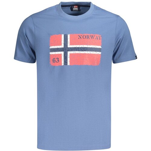 Norway 1963 mu&amp;scaron;ka majica kratkih rukava plava Slike