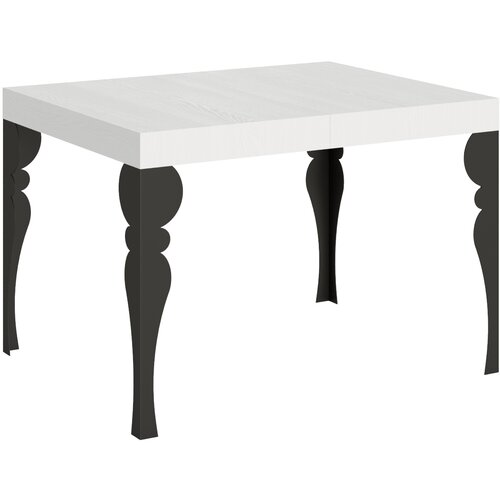 Itamoby   Paxon (80x120/204 cm) - bela, barva nog: antracit - raztegljiva jedilna miza, (20842782) Cene