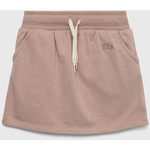 GAP Dječja suknja boja: ružičasta, mini, ravna