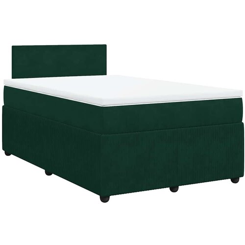 Box spring krevet s madracem tamnozeleni 120x200 cm bar&amp;scaron;unasti Slike