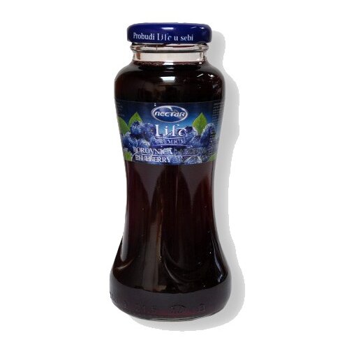 Nectar Negazirani sok Premium Borovnica, 0.2l Cene