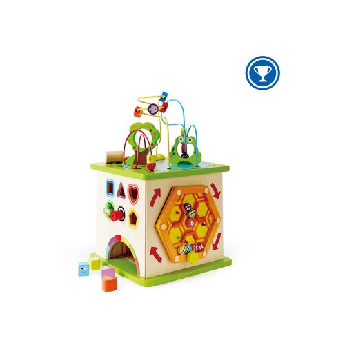 Hape Motorična kocka z labirintom Slike