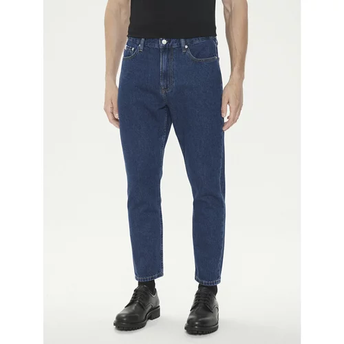 Calvin Klein Jeans Jeans hlače Dad J30J325940 Mornarsko modra Loose Fit