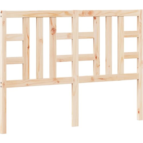  Uzglavlje za krevet 141 x 4 x 100 cm od masivne borovine Slike