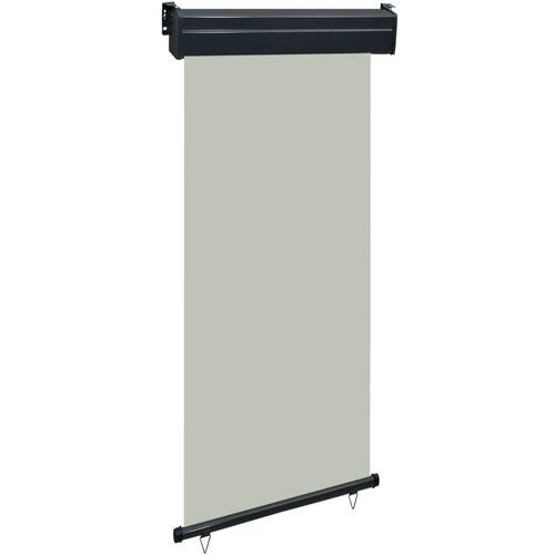 VidaXL Balkonska stranska tenda 100x250 cm siva Slike