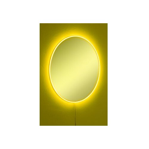 Hanah home ogledalo sa led osvetljenjem round diameter: 60 cm yellow Slike