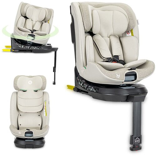 Lorelli Solaris autosjedalica i-size Isofix 360&amp;deg; 40-150 cm, Beige Slike