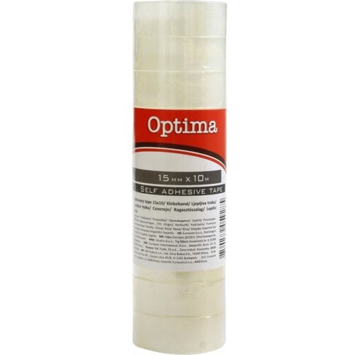 Optima Selotejp , 15 mm x 10 m, prozoren - 10/1 Slike