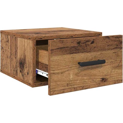  Noćni ormar 2 kom. 35 x 35 x 20 cm Konstruirano drvo Staro drvo Slike