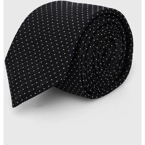 Hugo Svilena kravata črna barva