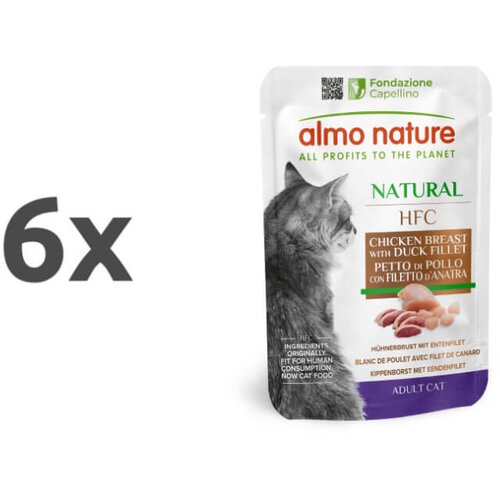 Almo Nature HFC Natural - pi&scaron;čančja prsa in file race 6 x 55 g Cene