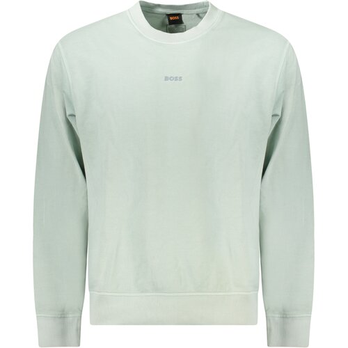 Boss HUGO SWEATSHIRT WITHOUT ZIP MEN GREEN Slike