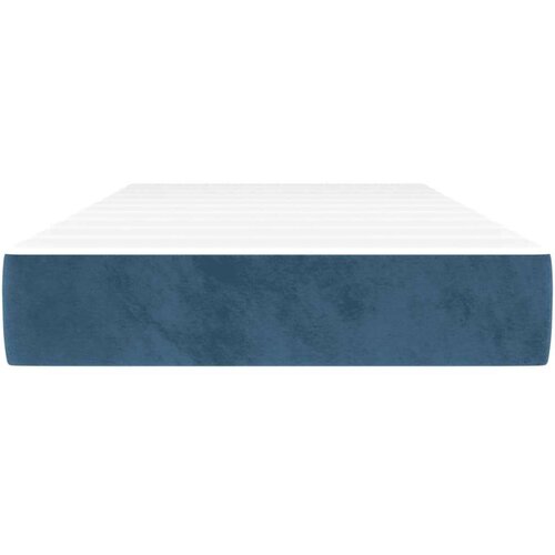 VidaXL Madrac s oprugama tamnoplavi 80 x 210 x 20 cm bar&amp;scaron;unasti Slike
