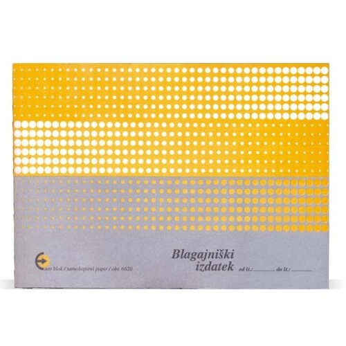  Blagajniški izdatek A5 (obrazec 6620) Cene