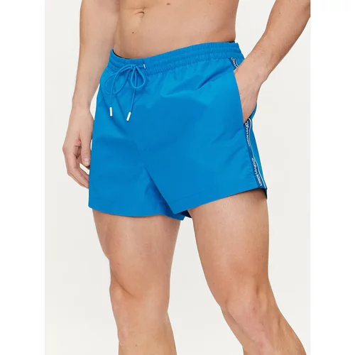 Calvin Klein Swimwear Kopalne hlače KM0KM00956 Modra Regular Fit