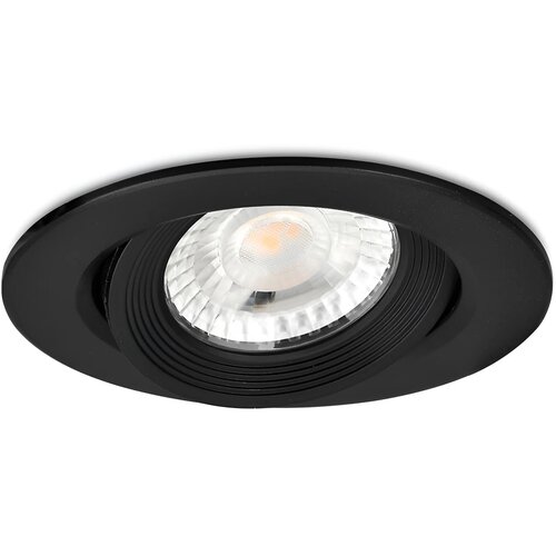 Braytron LED Spot Svetiljka Okrugla 7W Crna 3000K BD02-00701 Cene