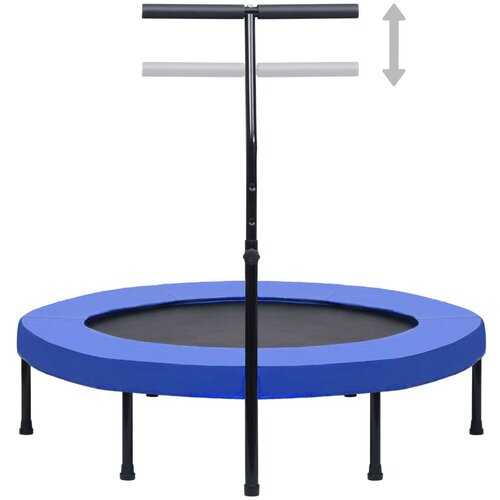  Trampolin za vježbanje s ručkom i sigurnosnim jastučićem 122 cm Slike