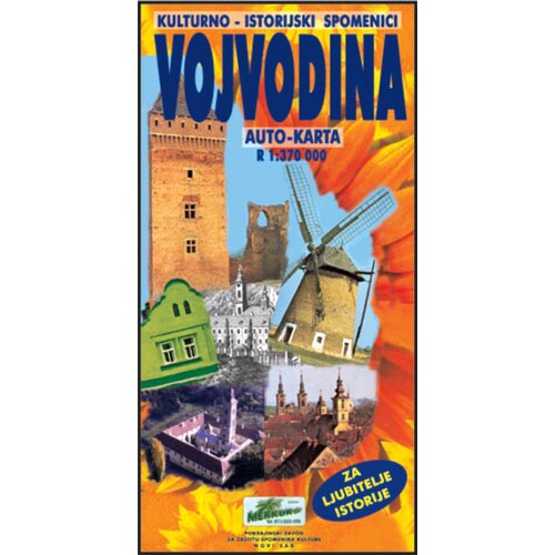 MERKUR-SV d.o.o. Merkur-SV Vojvodina - Kulturna dobra, Autokarta Cene