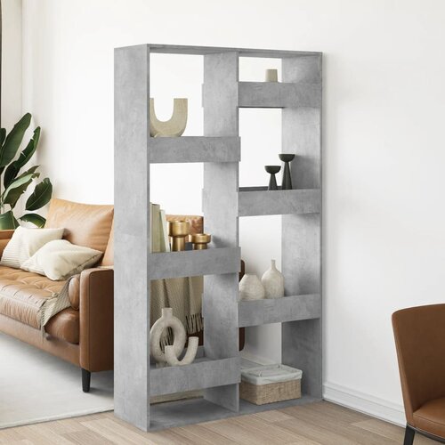 Sobna pregrada boja betona 100x33x175 cm konstruirano drvo Cijene