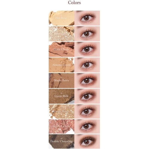 Dasique Eye Shadow Palette paleta senčil za oči odtenek 01 Sugar Brownie 7 g Slike