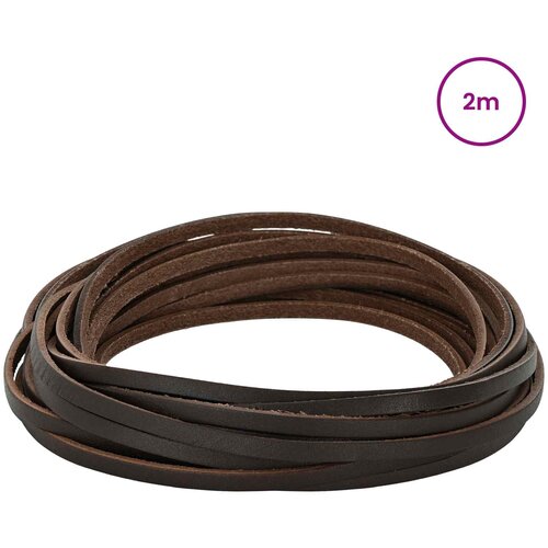  Kožni Remen Tamno smeđa 200 x 0,4 cm Koža Slike