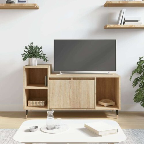 TV omarica sonoma hrast 100x35x55 cm inženirski les, (20913369) Cene